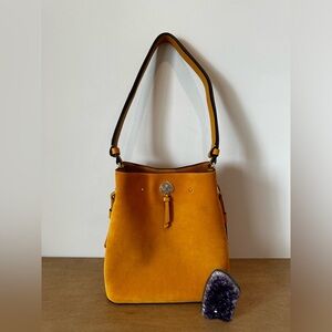 Kate Spade New York Suede Purse (Marti large bucket bag)